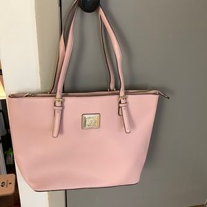 Pink Anne Kline Purse/Tote Bag